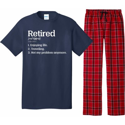 Retired Definition Funny Pajama Set