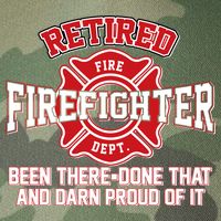Retired Firefighter Been There Done That Legacy Tie Dye Trucker Hat