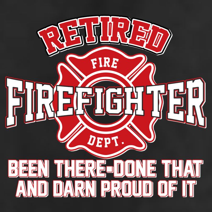 Retired Firefighter Been There Done That Garment-Dyed Fleece Hoodie