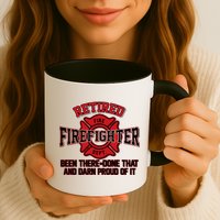 Retired Firefighter Been There Done That Mug