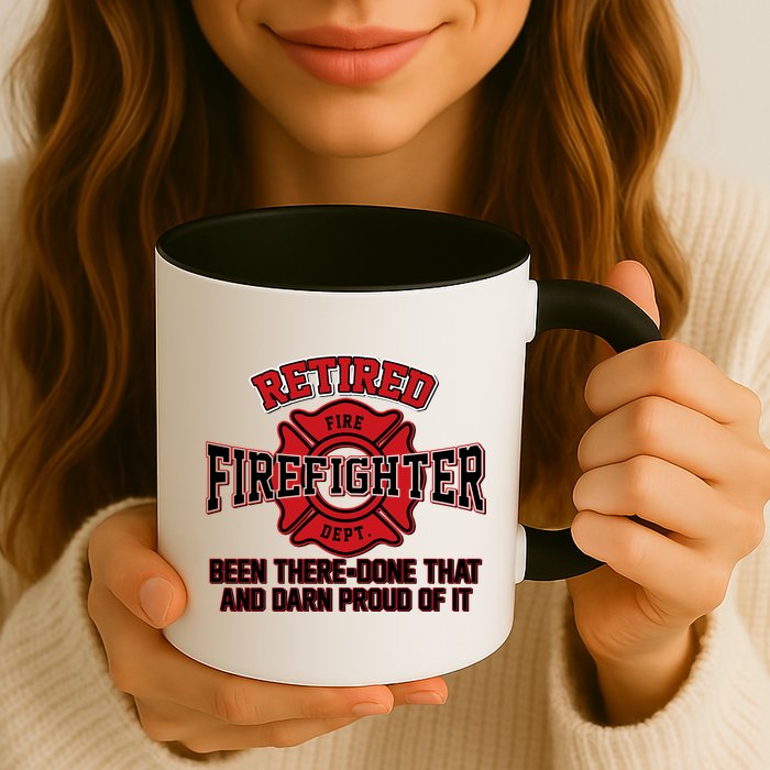 Retired Firefighter Been There Done That Mug
