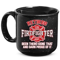 Retired Firefighter Been There Done That 15oz Campfire Ceramic Mug
