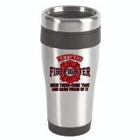 Retired Firefighter Been There Done That 16oz Travel Tumbler