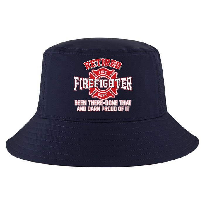 Retired Firefighter Been There Done That Cool Comfort Performance Bucket Hat