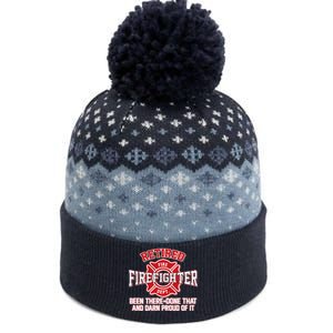 Retired Firefighter Been There Done That The Baniff Cuffed Pom Beanie