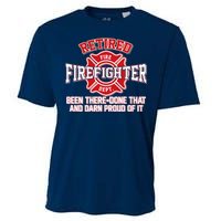 Retired Firefighter Been There Done That Cooling Performance Crew T-Shirt