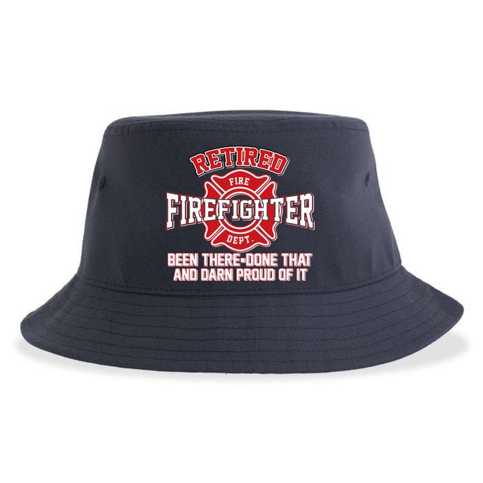 Retired Firefighter Been There Done That Sustainable Bucket Hat