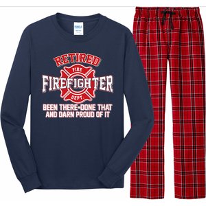 Retired Firefighter Been There Done That Long Sleeve Pajama Set