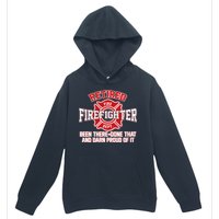 Retired Firefighter Been There Done That Urban Pullover Hoodie