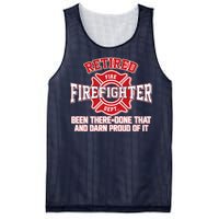 Retired Firefighter Been There Done That Mesh Reversible Basketball Jersey Tank