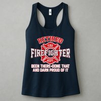 Retired Firefighter Been There Done That Womens Tank Top