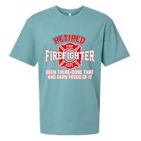 Retired Firefighter Been There Done That Sueded Cloud Jersey T-Shirt