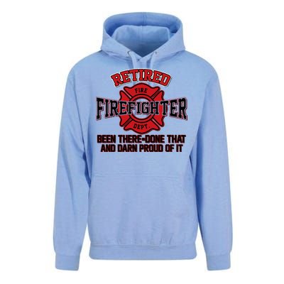 Retired Firefighter Been There Done That Unisex Surf Hoodie