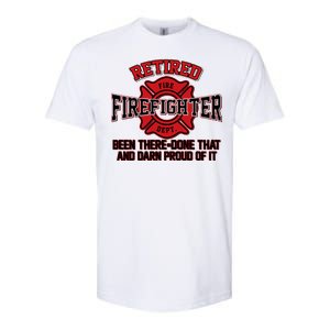 Retired Firefighter Been There Done That Softstyle CVC T-Shirt