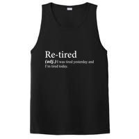 Retired I was Tired Yesterday And I'm Tired Today PosiCharge Competitor Tank