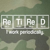 Retired I Work Periodically Periodic Table Elements Legacy Tie Dye Trucker Hat
