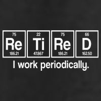 Retired I Work Periodically Periodic Table Elements Trucker Hat