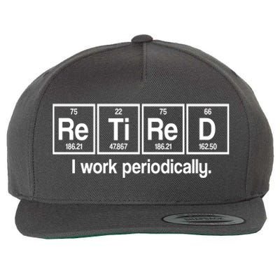 Retired I Work Periodically Periodic Table Elements Wool Snapback Cap