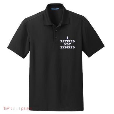 Retired Not Expired Dry Zone Grid Polo