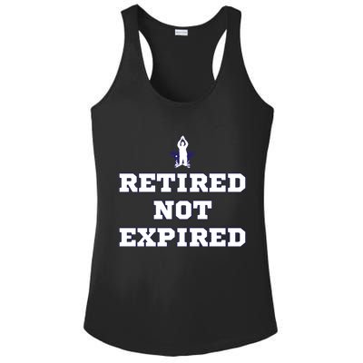 Retired Not Expired Ladies PosiCharge Competitor Racerback Tank