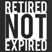 Retired Not Expired Funny Garment-Dyed Heavyweight T-Shirt