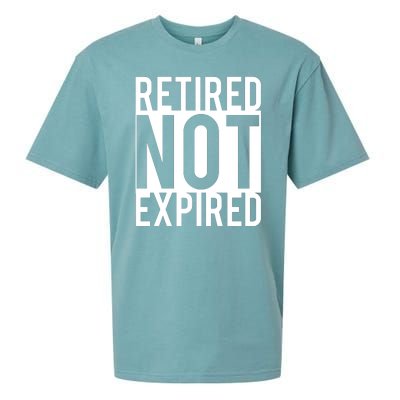 Retired Not Expired Funny Sueded Cloud Jersey T-Shirt