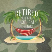 Retired Not My Problem Anymore Legacy Tie Dye Trucker Hat