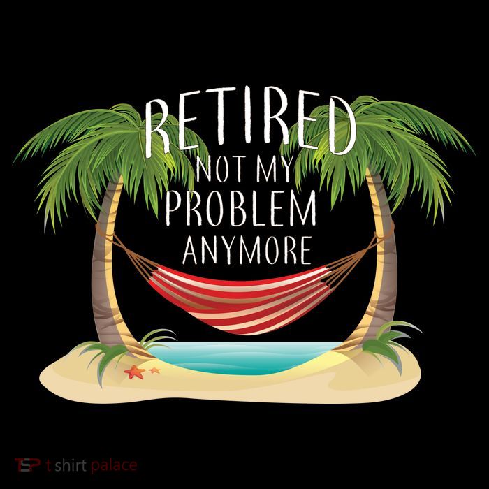 Retired Not My Problem Anymore Cooling Performance Long Sleeve Crew