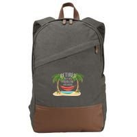 Retired Not My Problem Anymore Cotton Canvas Backpack