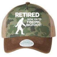 Retired Now On To Finding Bigfoot Legacy Tie Dye Trucker Hat