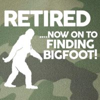 Retired Now On To Finding Bigfoot Legacy Tie Dye Trucker Hat