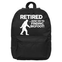 Retired Now On To Finding Bigfoot 16 in Basic Backpack