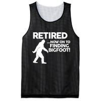 Retired Now On To Finding Bigfoot Mesh Reversible Basketball Jersey Tank