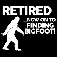 Retired Now On To Finding Bigfoot Mesh Reversible Basketball Jersey Tank