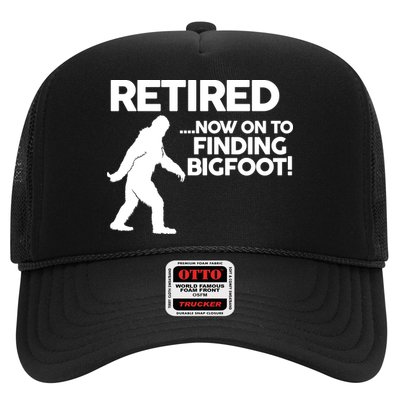 Retired Now On To Finding Bigfoot Trucker Hat