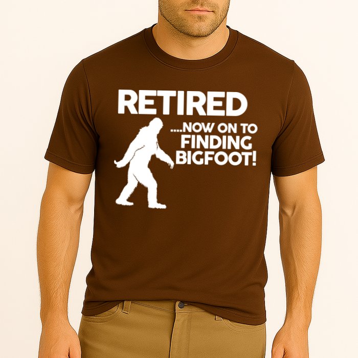 Retired Now On To Finding Bigfoot Performance Shirt