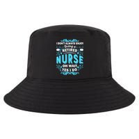 Retired Nurse Cool Comfort Performance Bucket Hat