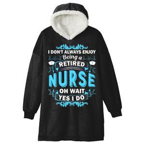 Retired Nurse Hooded Wearable Blanket