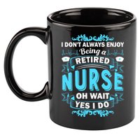 Retired Nurse 11oz C Handle Ceramic Mug