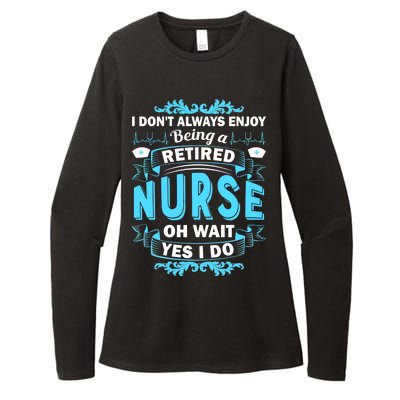 Retired Nurse Womens CVC Long Sleeve Shirt