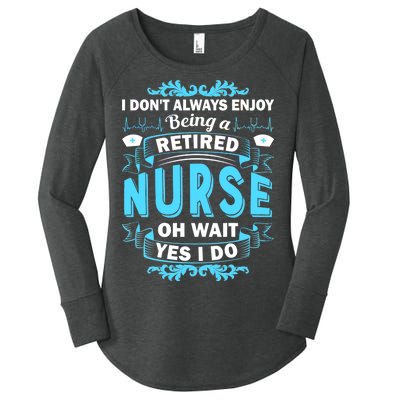 Retired Nurse Women's Perfect Tri Tunic Long Sleeve Shirt