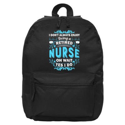 Retired Nurse 16 in Basic Backpack