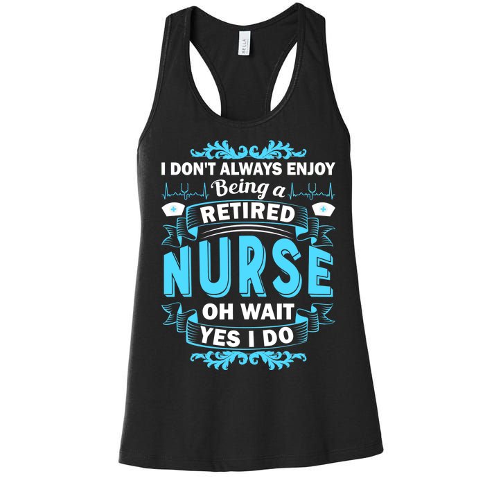 Retired Nurse Women's Racerback Tank