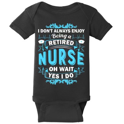 Retired Nurse Baby Bodysuit