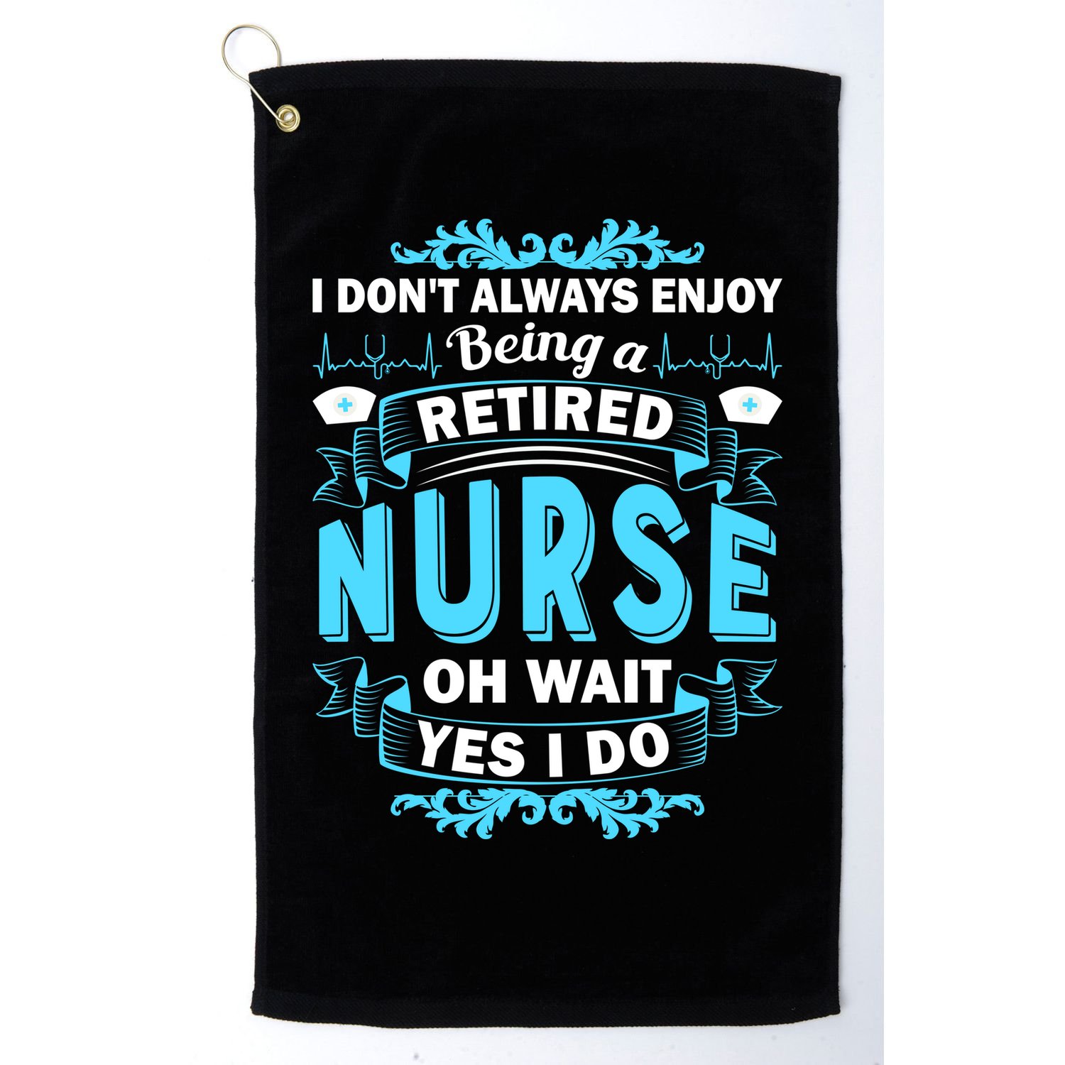 Retired Nurse Golf Towel