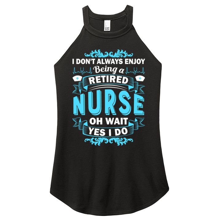 Retired Nurse Women's Perfect Tri Rocker Tank