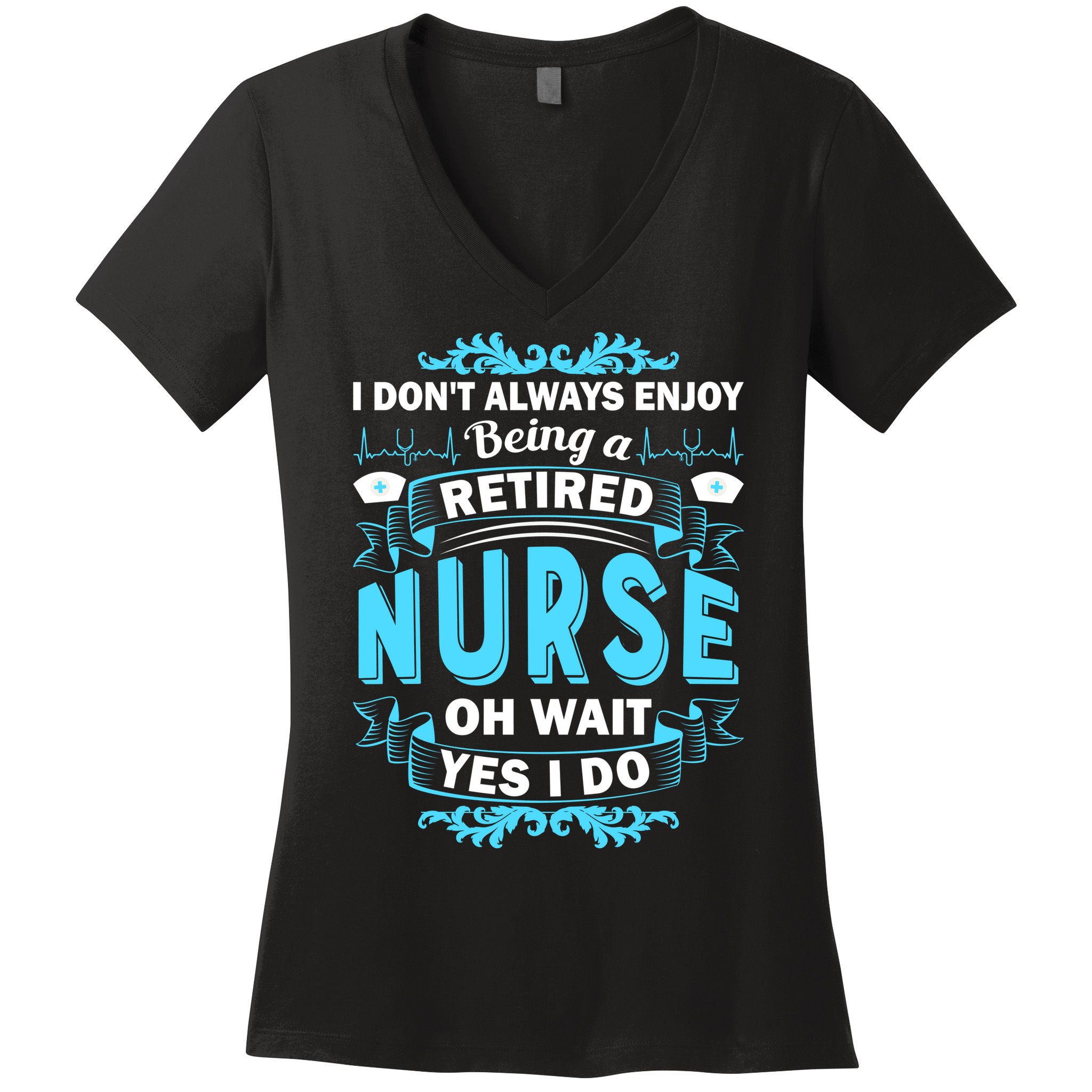 Retired Nurse Women's V-Neck T-Shirt