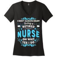 Retired Nurse Women's V-Neck T-Shirt