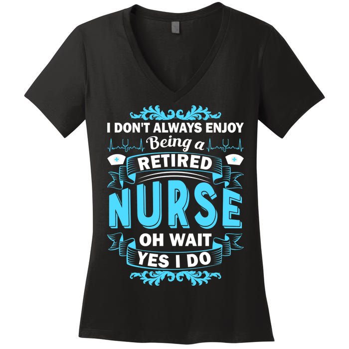 Retired Nurse Women's V-Neck T-Shirt