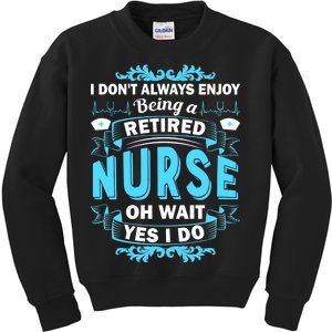 Retired Nurse Kids Sweatshirt